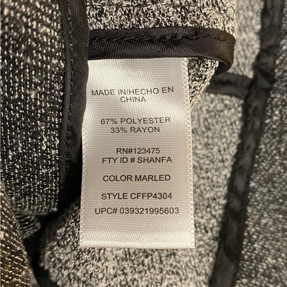 Catherine Malandrino Black White Knit Runway Style Zip Front Jacket Medium EUC - Picture 6 of 6